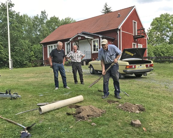 Kalle Öhman, Rune Larsson och Mats-Åke Erisson. Foto: Bengt E